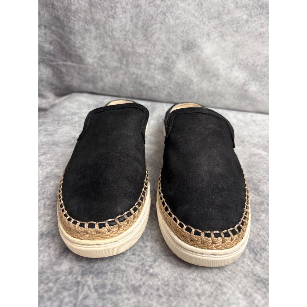 UGG Women's Caleel Espadrille Mules Shoes in Black Size 8.5 - Picture 3 of 8